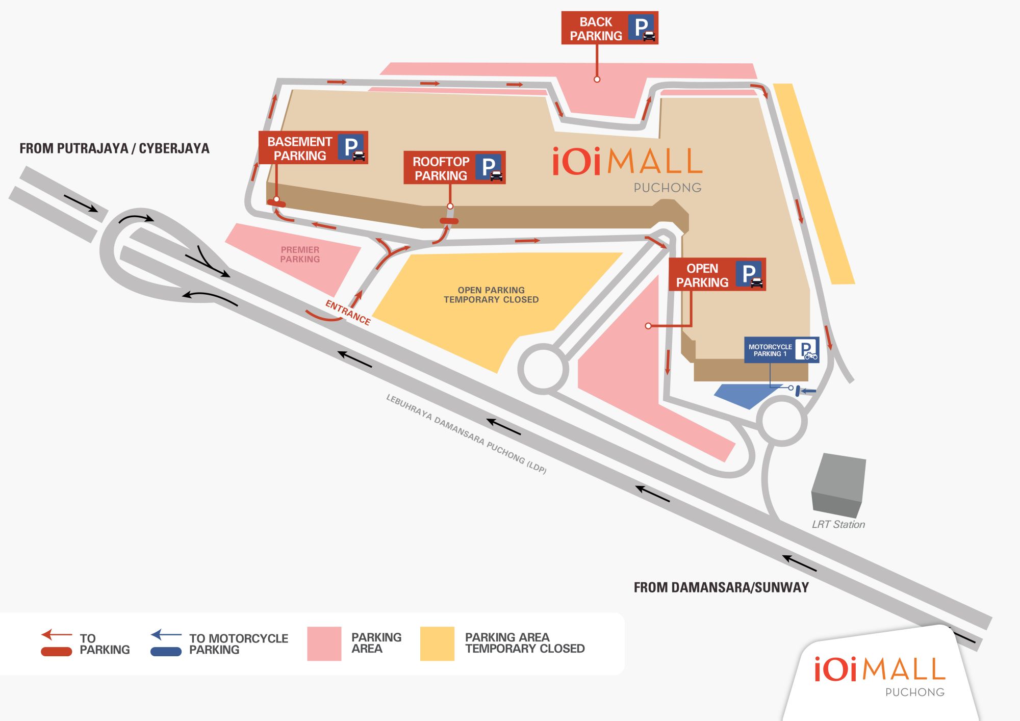 ioi mall puchong map